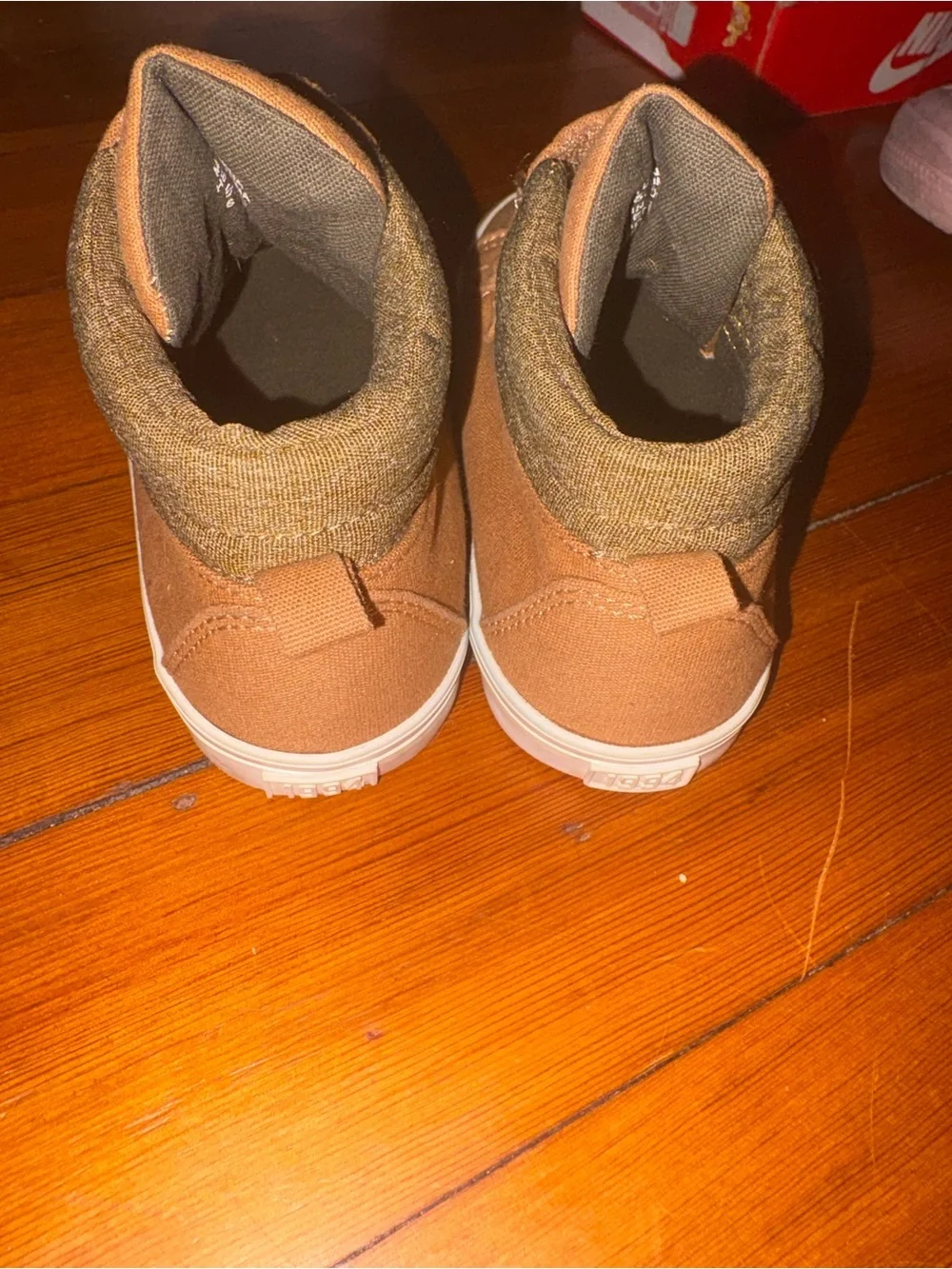 Old Navy Brown High-Top Velcro Sneakers for Kids